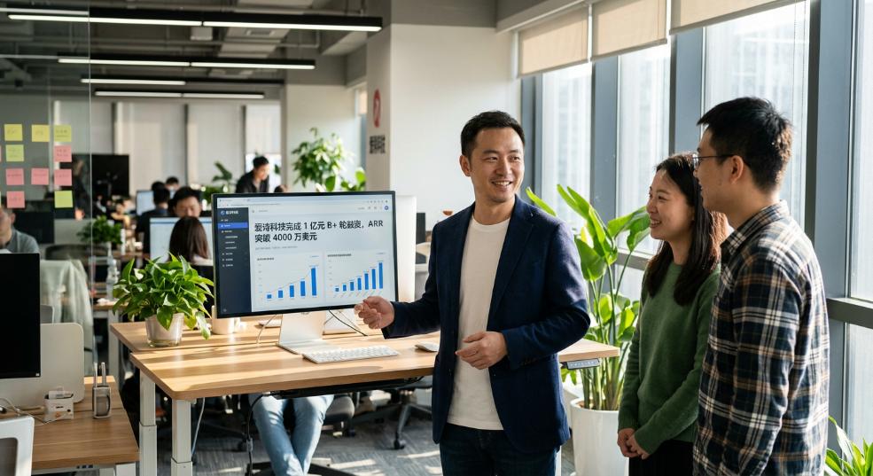 爱诗科技完成 1 亿元 B+ 轮融资，ARR 突破 4000 万美元第一张图