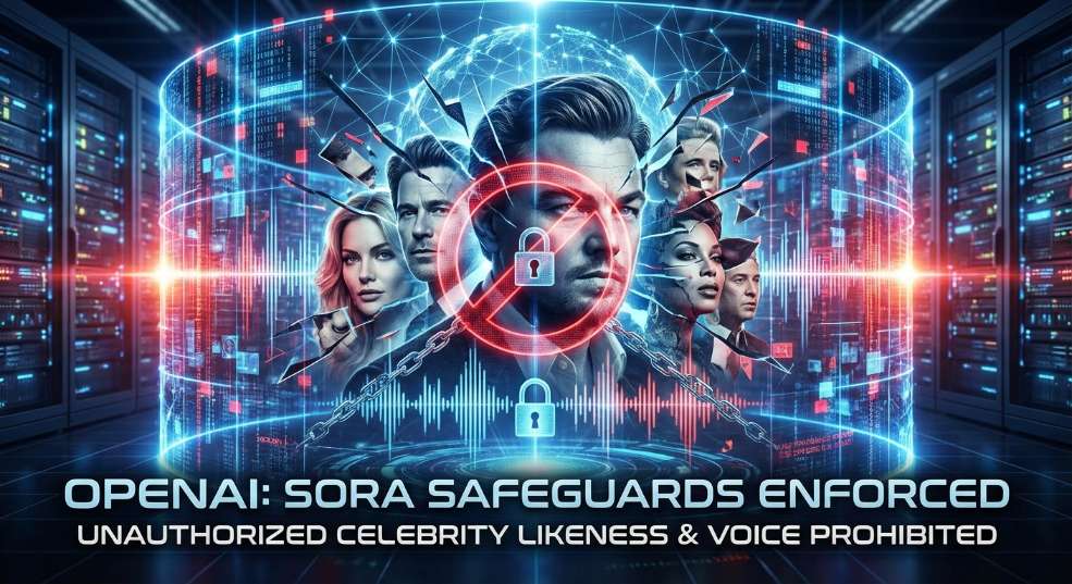 OpenAI 加强 Sora 保护措施，严格禁止未经授权使用名人肖像和声音