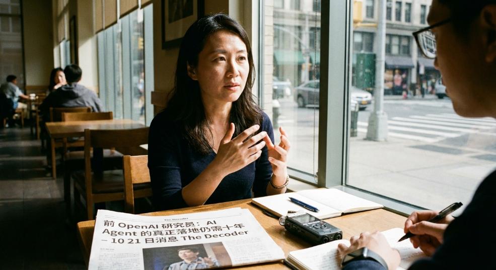 前 OpenAI 研究员：AI Agent 的真正落地仍需十年第一张图