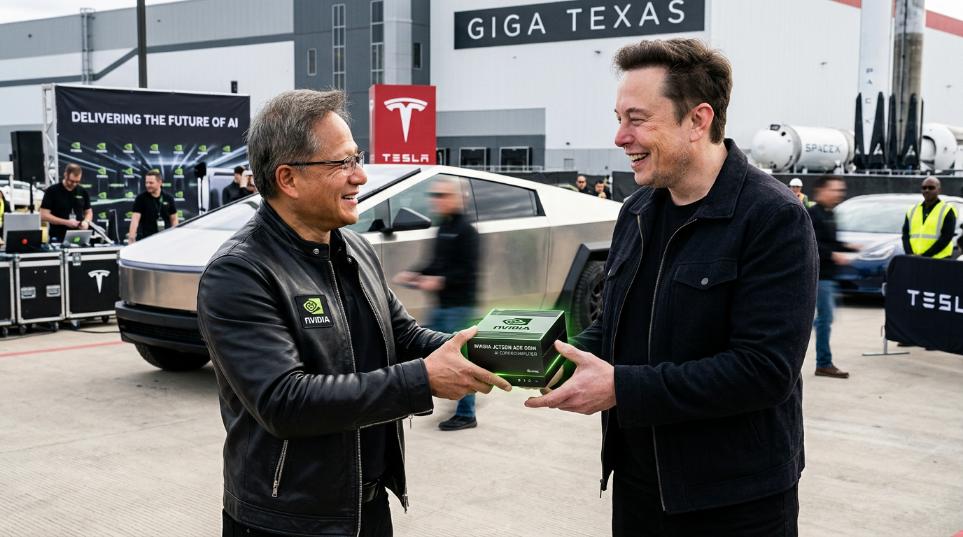 英伟达开售全球最小 AI 超级计算机，黄仁勋给马斯克「送货上门」