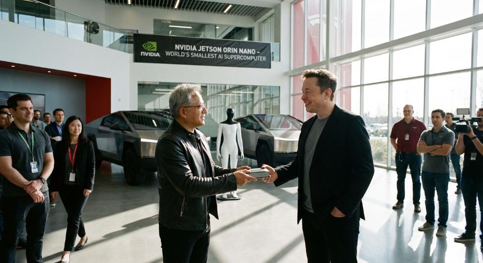 英伟达开售全球最小 AI 超级计算机，黄仁勋给马斯克「送货上门」第二张图