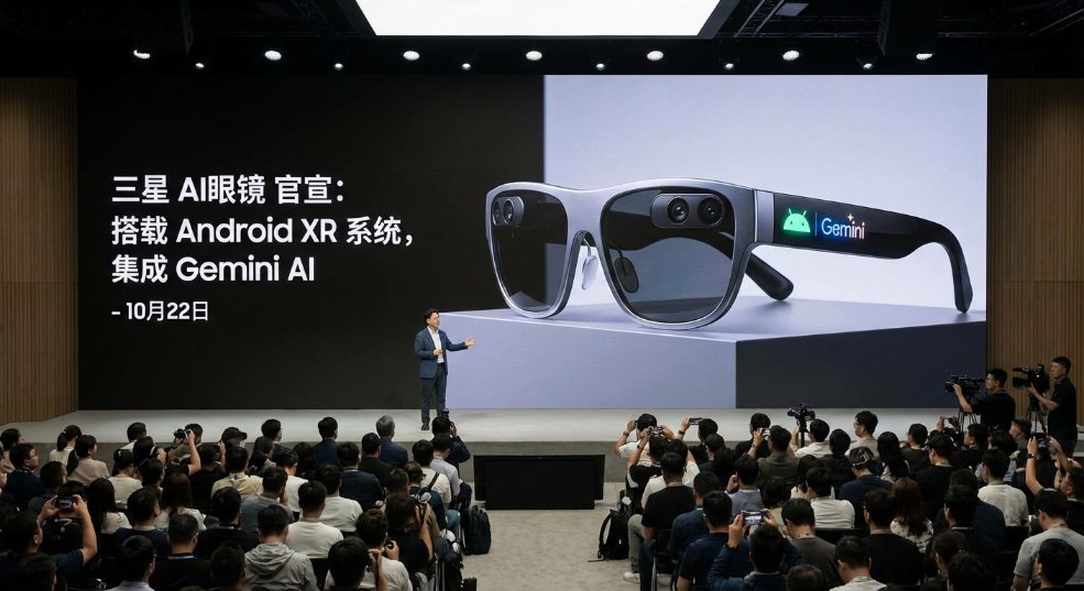 三星官宣 AI眼镜计划：搭载 Android XR 系统，集成 Gemini AI第一张图