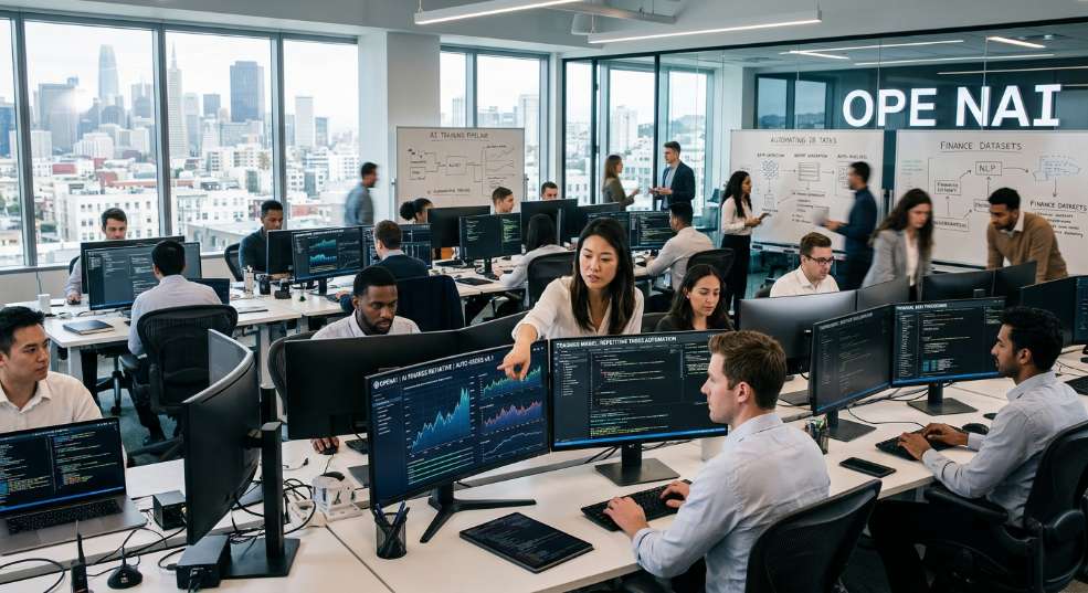 OpenAI 招募逾百名前投行人士训练 AI，目标干掉初级银行从业者的重复活
