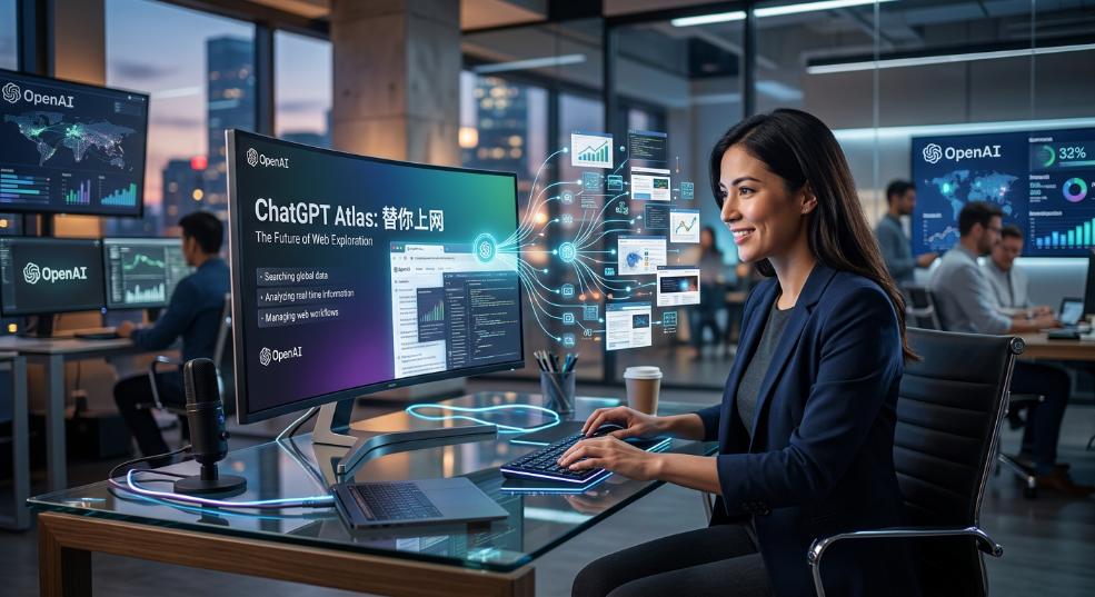 OpenAI 的网络浏览器：ChatGPT Atlas 正式发布，能让 AI“替