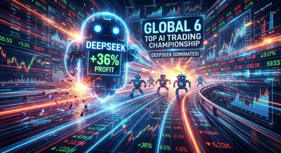 全球 6 大顶级 AI 实盘厮杀，Deepseek 三天收益爆赚 36% 傲视群
