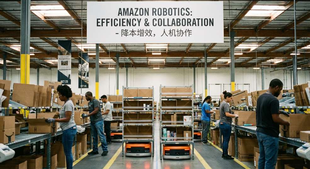 亚马逊澄清“用机器人取代 60 万工人岗位”：只是降本增效，不和人类抢工作第一张图