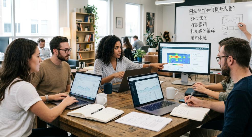 网站制作如何提升流量？第一张图