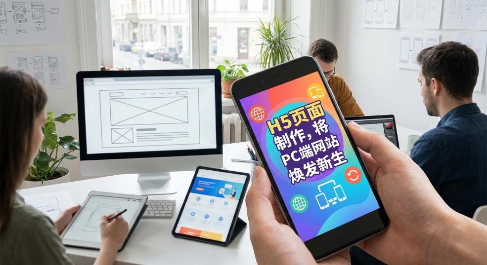 H5页面制作,将PC端网站焕发新生第二张图