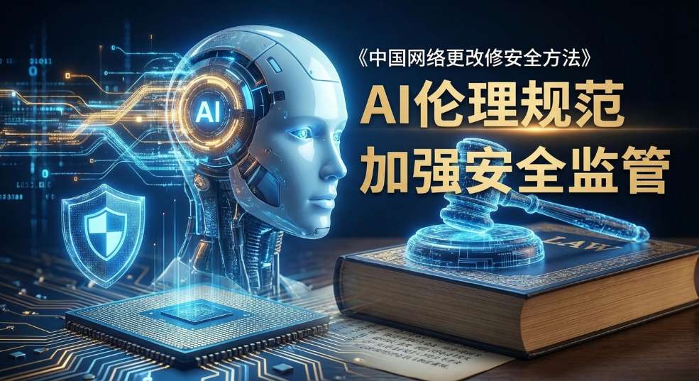 我国网络安全法修正草案拟完善 AI 伦理规范，加强安全监管