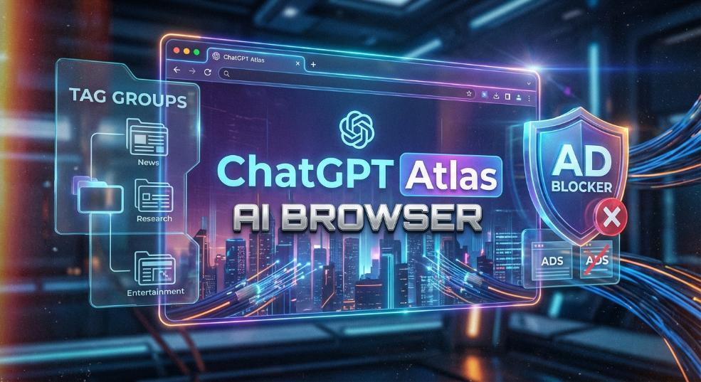 OpenAI 预告“AI浏览器”ChatGPT Atlas 未来更新：标签组、广