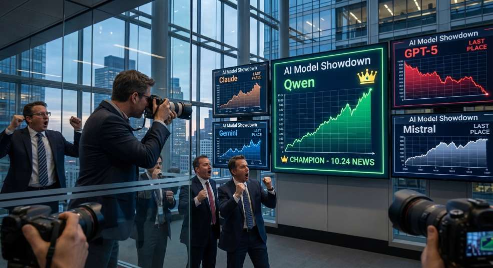 六大AI模型实盘对决，国产 Qwen 强势逆袭夺冠，GPT-5 垫底第二张图