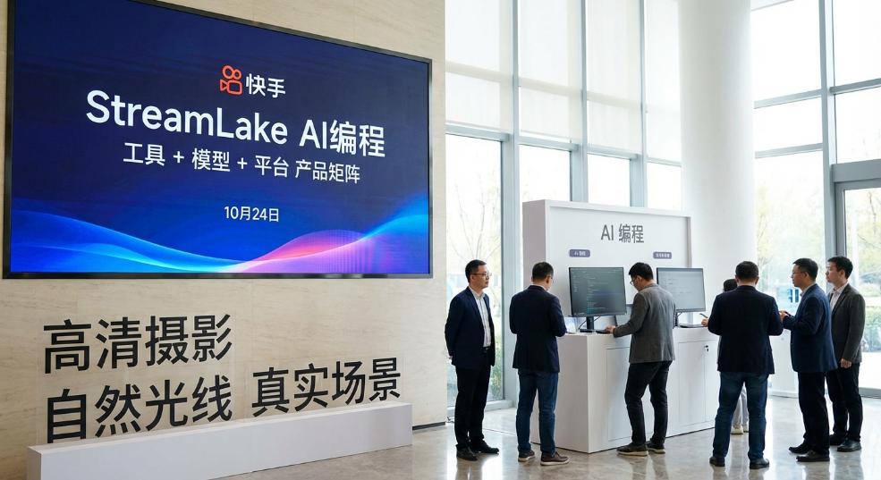 快手进军“AI编程”赛道，推出“工具 + 模型 + 平台”产品矩阵第一张图