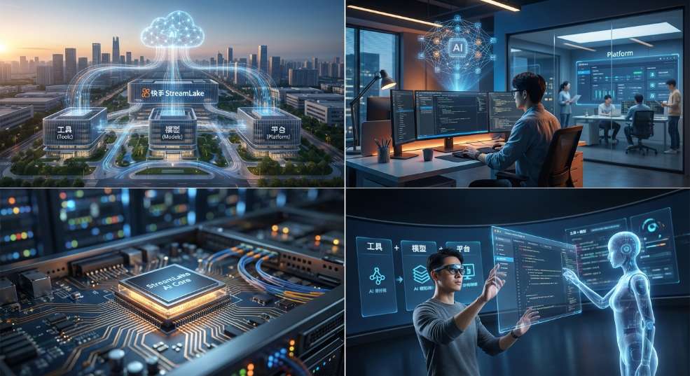 快手进军“AI编程”赛道，推出“工具 + 模型 + 平台”产品矩阵第二张图