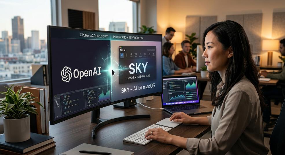 OpenAI 收购 macOS AI 工具 Sky
