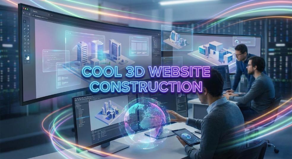 炫酷3D效果网站建设的制作流程第二张图