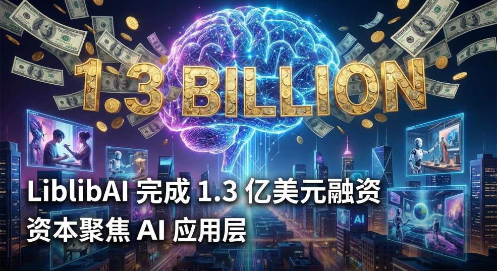 LiblibAI 宣布完成 1.3 亿美元融资，资本聚焦 AI 应用层