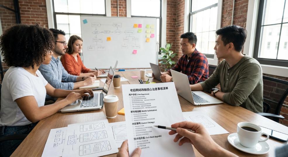 老旧网站改版的核心注意事项清单第二张图