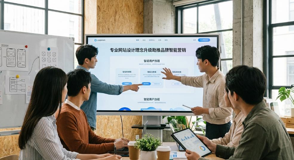 专业网站设计理念升级助推品牌智能营销第一张图