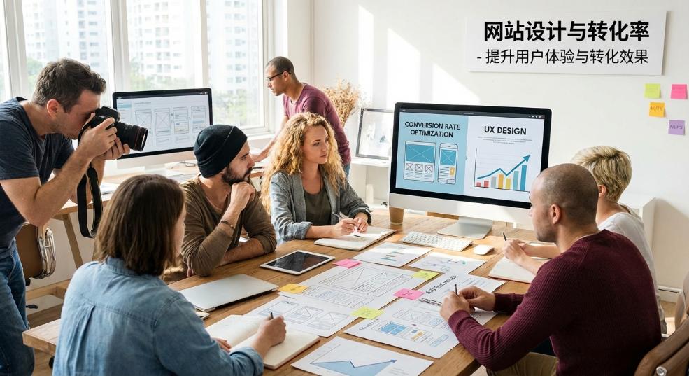 网站设计与转化率第一张图