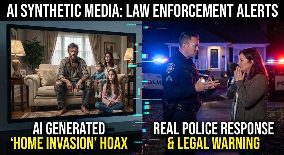 AI合成「流浪汉进家」引发报警，警方提醒或涉违法