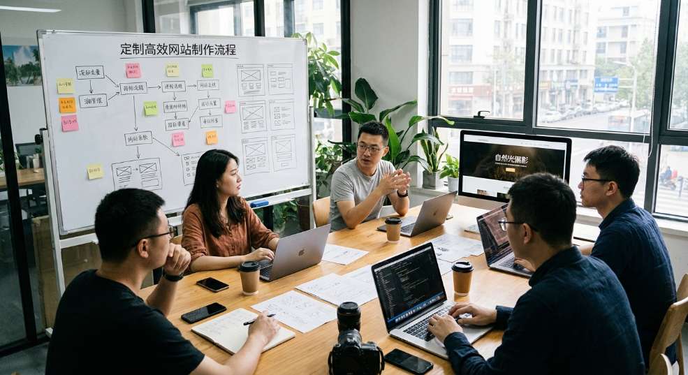 如何定制高效网站制作？第一张图