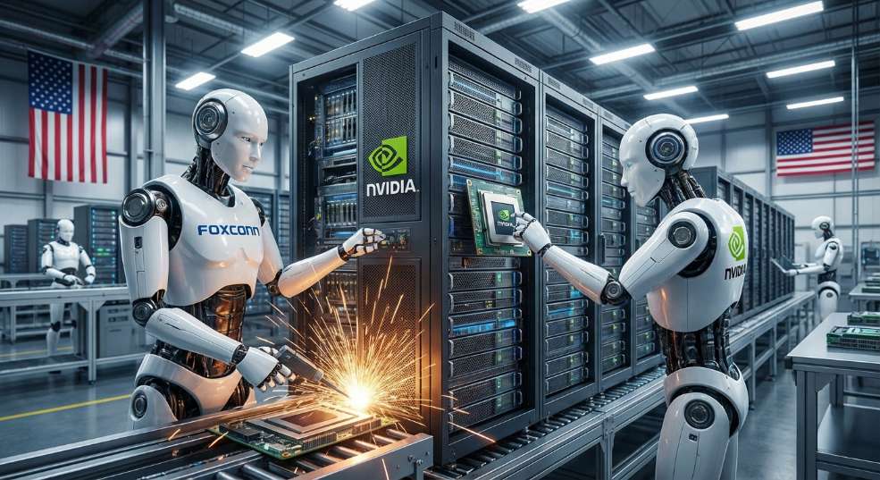 富士康将派人形机器人进厂打工，在美国专为英伟达生产 AI 服务器