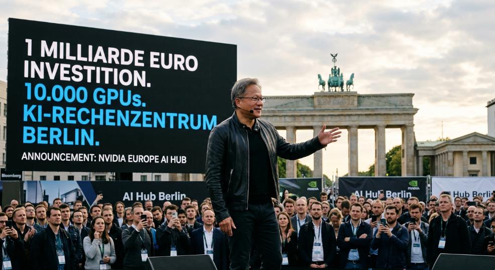 10 亿欧元部署 1 万块 GPU：黄仁勋被曝下月亲临柏林，将宣布欧洲 AI 算力枢纽项目第一张图