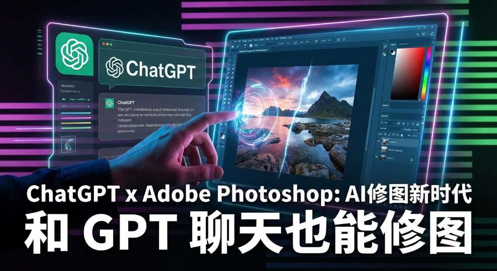 OpenAI与Adobe合作：ChatGPT将整合Photoshop，实现和 G