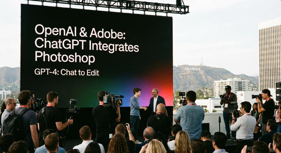 OpenAI与Adobe合作：ChatGPT将整合Photoshop，实现和 GPT 聊天也能修图第二张图