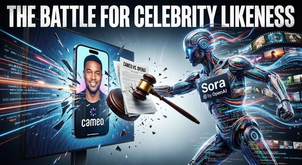 因 Sora 视频生成 App 存在同名功能，明星视频定制平台 Cameo 对 