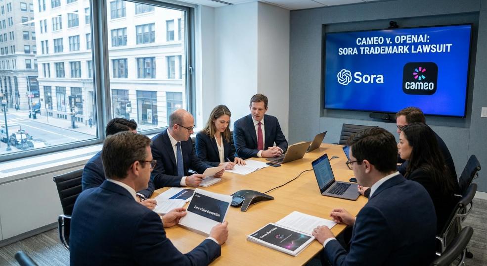 因 Sora 视频生成 App 存在同名功能，明星视频定制平台 Cameo 对 OpenAI 发起诉讼第一张图