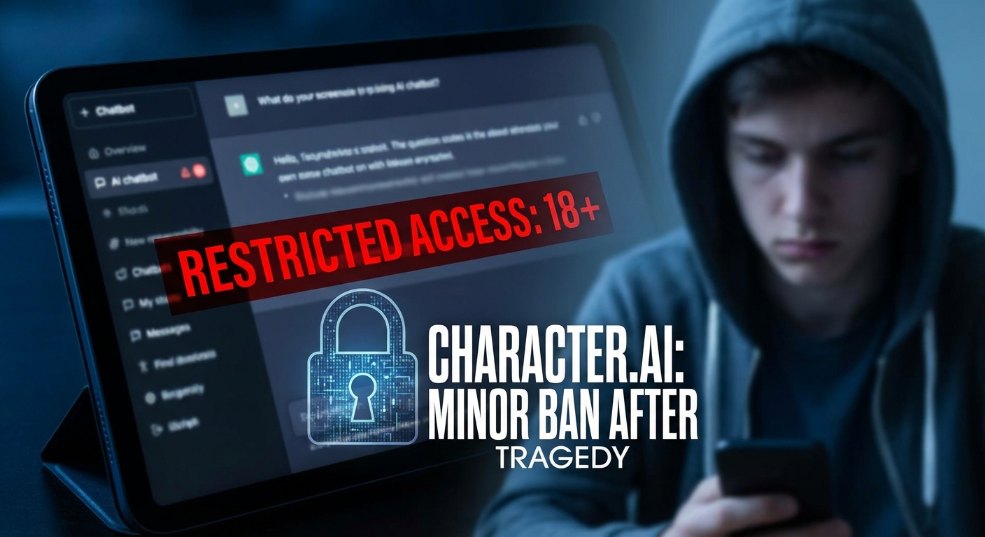 曾被指诱导 14 岁少年自杀，Character.AI 全面禁止未成年用户与机器
