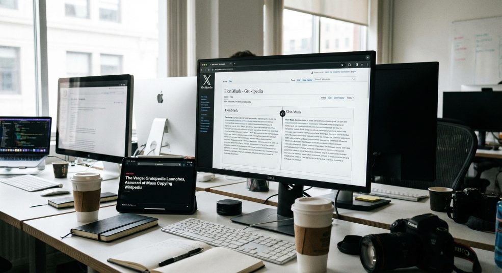 马斯克版百科 Grokipedia 初版上线，被曝大规模复制维基百科内容第一张图