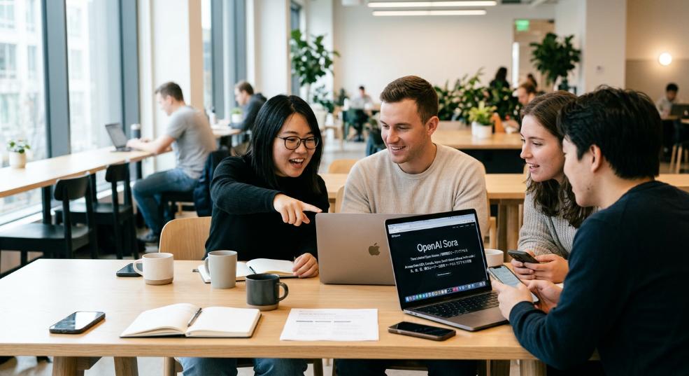 OpenAI Sora 应用限时开放：美、加、日、韩用户无需邀请码即可进入第一张图
