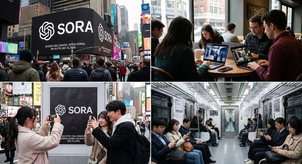 OpenAI Sora 应用限时开放：美、加、日、韩用户无需邀请码即可进入第二张图