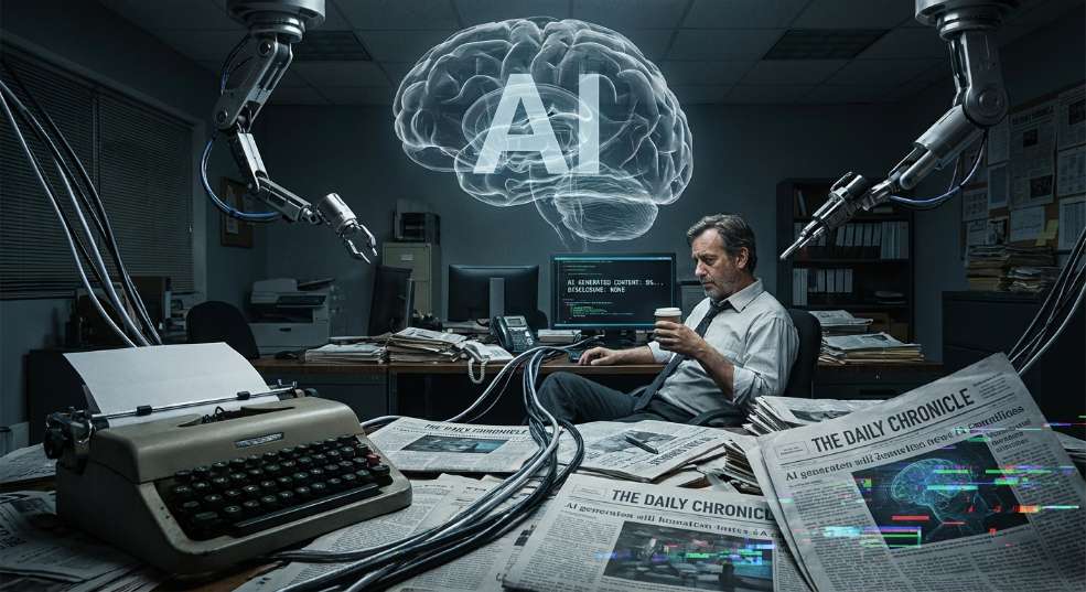 研究称美国近一成报纸文章有 AI 参与撰写，且通常未向读者说明