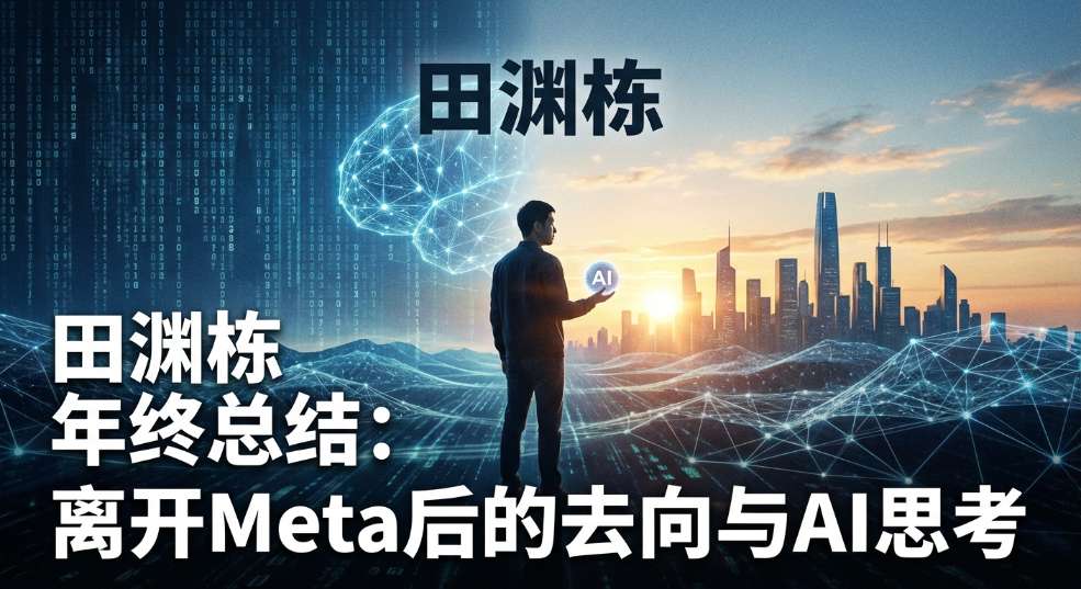 田渊栋的年终总结：离开Meta后的去向以及关于AI的思考