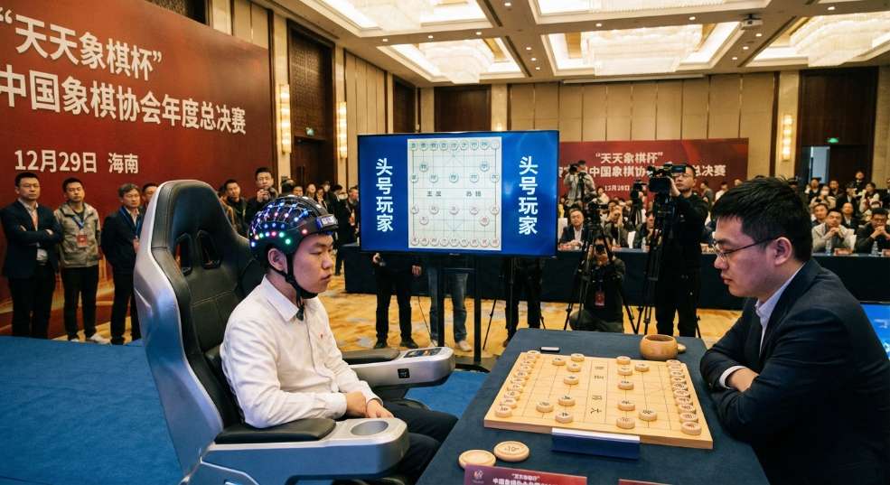 用脑机接口打象棋比赛，脑瘫棋手成为“头号玩家”第二张图
