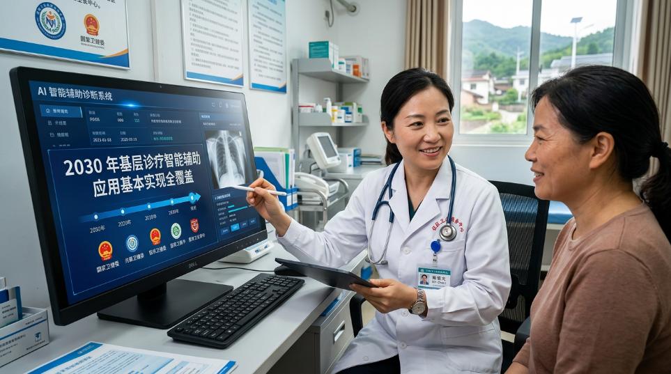 国家卫健委等五部门推广 AI医疗：到 2030 年基层诊疗智能辅助应用基本实现全