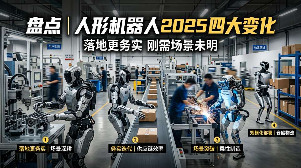 盘点人形机器人2025四大变化：落地更务实，刚需场景未明