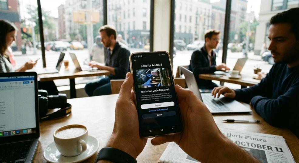 OpenAI 视频生成应用 Sora 登陆安卓平台，依旧需要邀请码第一张图