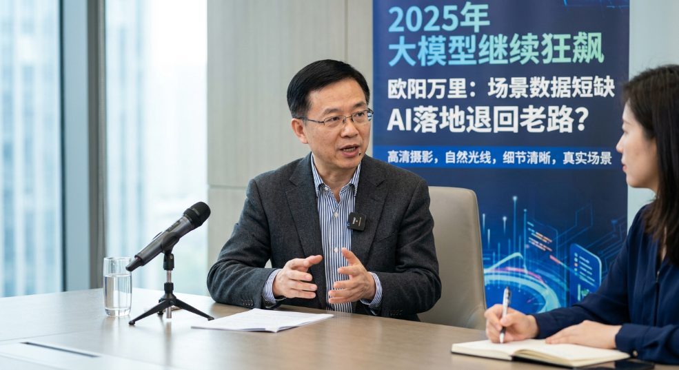 专访｜欧阳万里：场景数据短缺，AI落地退回老路？第一张图