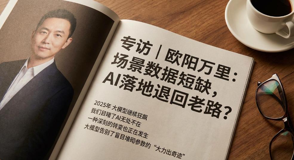 专访｜欧阳万里：场景数据短缺，AI落地退回老路？第二张图