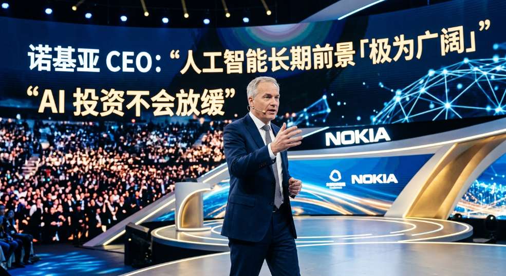 诺基亚 CEO：人工智能长期前景「极为广阔」，AI 投资不会放缓