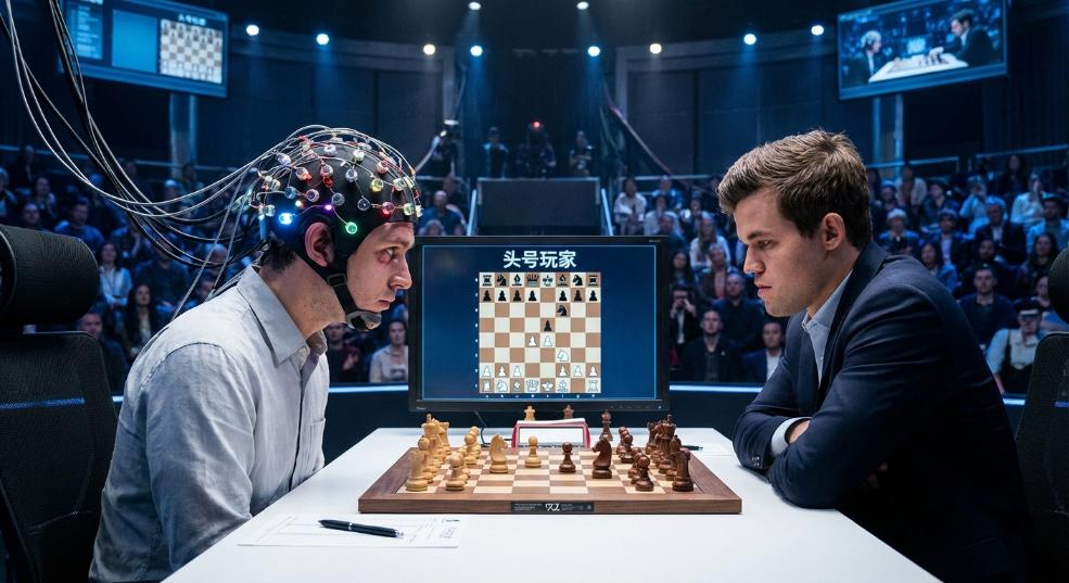 用脑机接口打象棋比赛，脑瘫棋手成为“头号玩家”