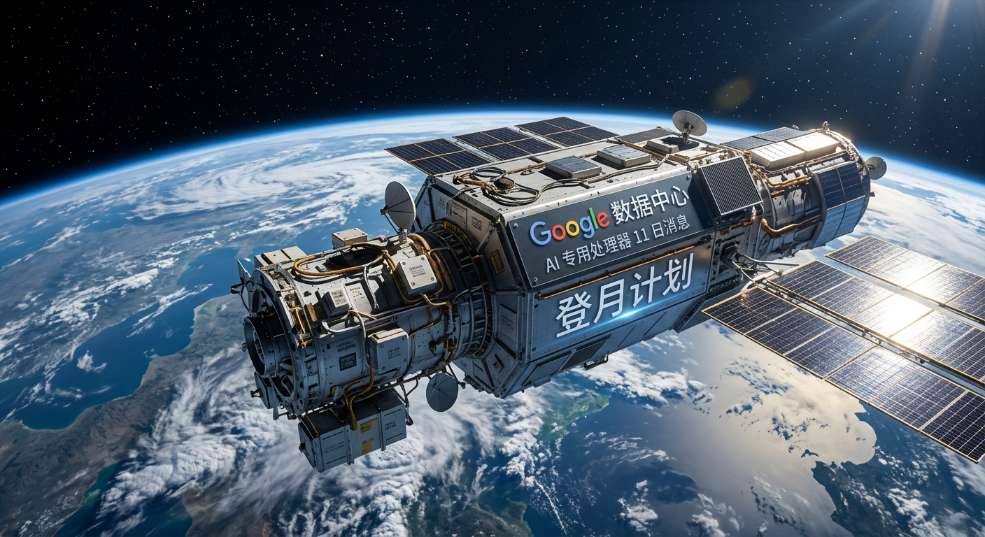Google 宣布要把 AI 专用处理器送上天第一张图