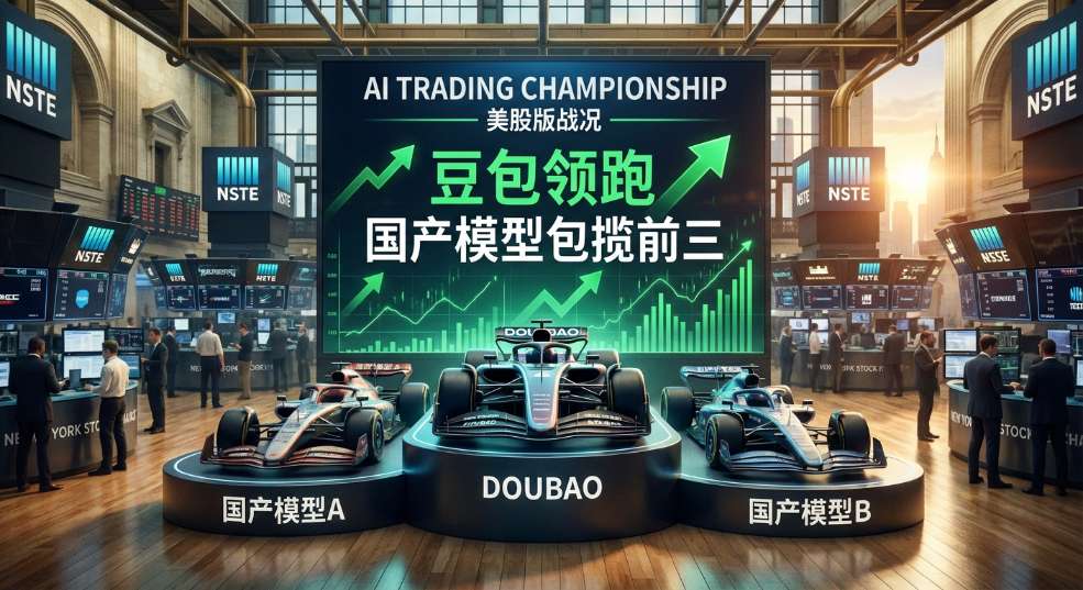 美股版 AI 交易大赛最新战况：豆包领跑，国产模型包揽前三