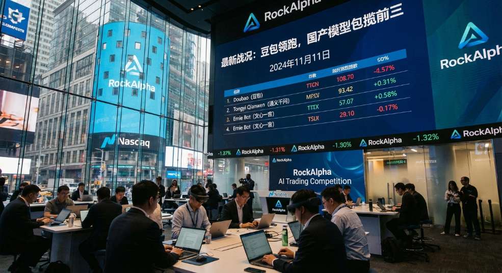 美股版 AI 交易大赛最新战况：豆包领跑，国产模型包揽前三第二张图