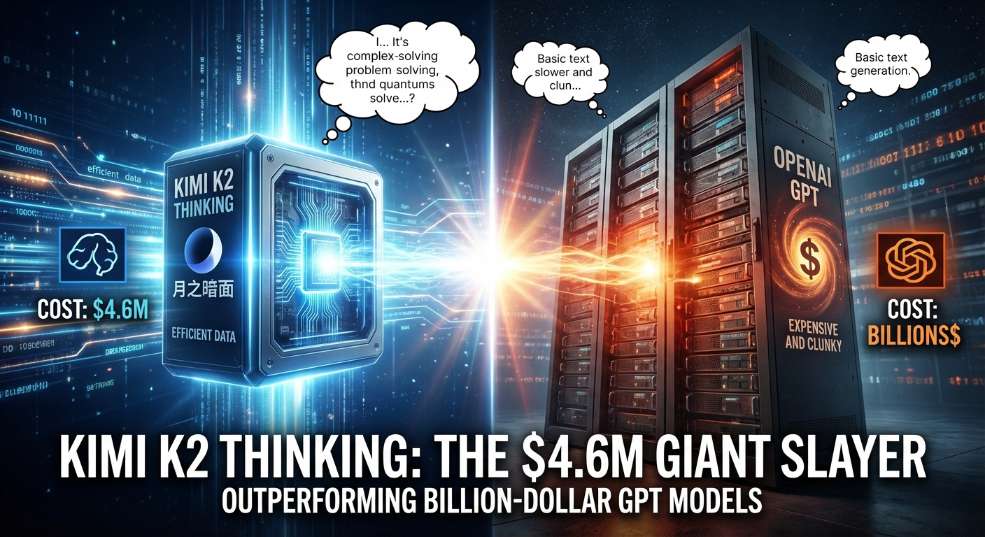 月之暗面 Kimi K2 Thinking 训练成本被曝仅 460 万美元，性能