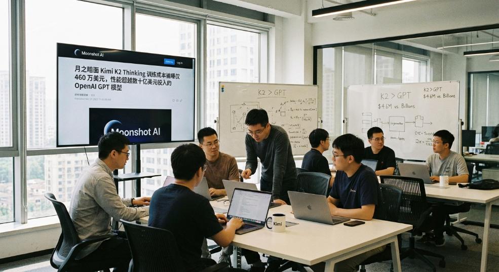 月之暗面 Kimi K2 Thinking 训练成本被曝仅 460 万美元，性能超越数十亿美元投入的 OpenAI GPT 模型第一张图